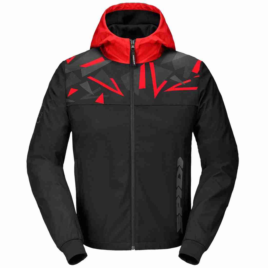 SPIDI CHAQUETA HOODIE EVO ROJO
